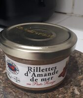 Rillettes d amande de mer au pesto rouge