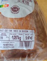 Poulet cuit fumé au Bois de hêtre