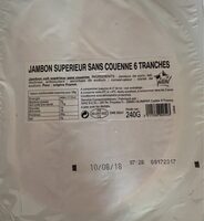 Jambon supérieur découenné dégraissé