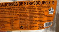 Saucisses de strasbourg