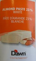 Pâte D'amande 23% Blanche