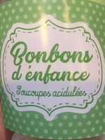 Bonbons d'enfance Soucoupes acidulées