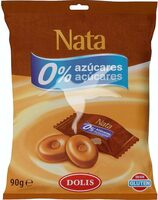 Caramelos de nata sin azúcares