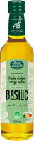 Huile d'olive BIO aromatisée au Basilic 50ml