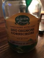 Duo cornichon oignon