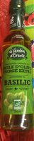 Huile olive au basilic