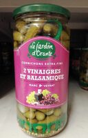 Cornichons extra fins 2 vinaigres et balsamique