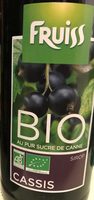 Sirop Cassis Bio