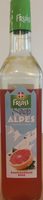 Sirop des Alpes pamplemousse rose