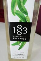 Sirop de menthe blanche