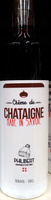 Crème de châtaigne