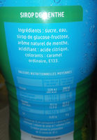 Oasis sirop menthe