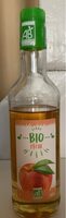 Sirop peche bio