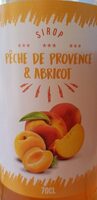 Sirop Pêche de Provence et Abricots