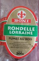 Rondelle lorraine fumée au bois