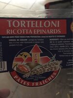 Tortellini ricotta epinard