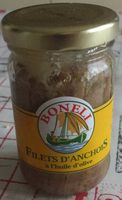 Filets d'anchois à l'huile d'olive