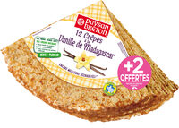 Paysan Breton - 12+2 Crêpes à la Vanille de Madagascar