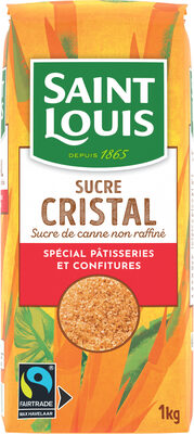 Sachet Sucre Cristal de Canne non raffiné Equitable Saint Louis 1kg
