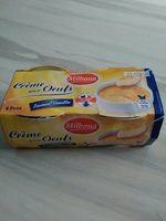 Crème aux oeufs saveur vanille