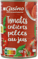 Tomates entières pelées au jus