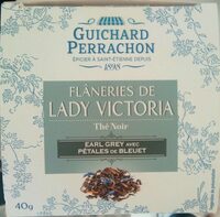 Flâneries de Lady Victoria Thé noir Earl Grey avec pétales de bleuet