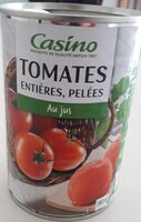 Tomates entières pelées