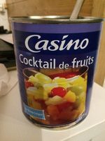 Cocktail de fruits au sirop léger