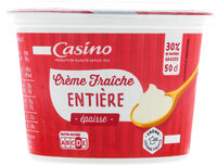 Crème fraîche épaisse entière 30% de MG