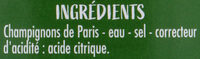 Champignons de Paris 1er choix émincés