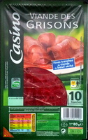 Viande des grisons