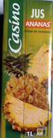 Jus Ananas à base de concentré 1 litre