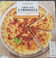 Tarte aux 3 fromages - Emmental, fromage blanc, Comté