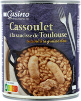 Cassoulet à la saucisse de Toulouse cuisiné à la graisse d'oie