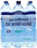 Eau de source de montagne Aes Roches des Ecrins