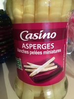 Asperges blanches pelées miniatures