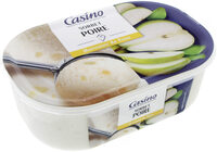 Sorbet poire avec morceaux de poire