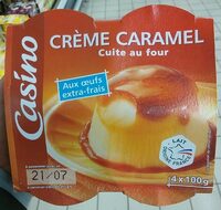 Crème caramel Cuite au four