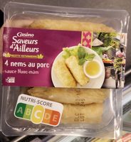 4 NEMS AU PORC avec sauce nuocmâm
