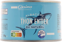 Thon Albacore au Naturel