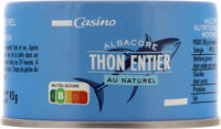 Thon Albacore au naturel