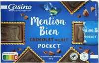 Mention Bien Chocolat au lait Pocket
