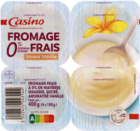 Fromage Frais Saveur Vanille 0%Mg