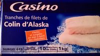 Filets de colin d'Alaska surgelés