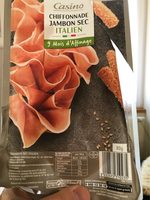 Chiffonnade de Jambon sec italien porc origine : UE