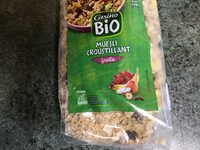 Muesli croustillant bio fruits et de graines casino bio