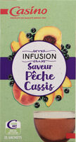 Infusion Saveur Pêche Cassis