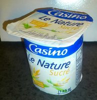 Le nature sucré - Au sucre de canne