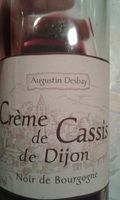 Crème de cassis de Dijon Noir de Bourgogne AUGUSTIN DESBAY