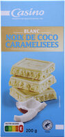 Blanc noix de coco caramélisées
